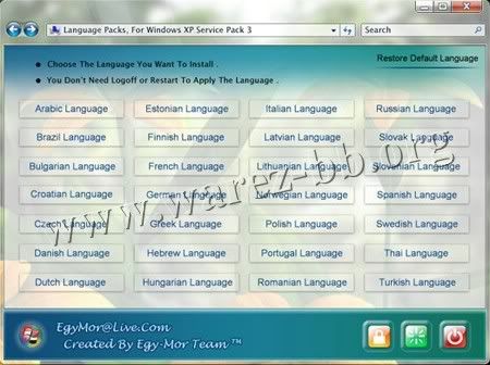 Language Packs for Windows XP Service Pack 3 Language Packs for Windows XP Service Pack 3