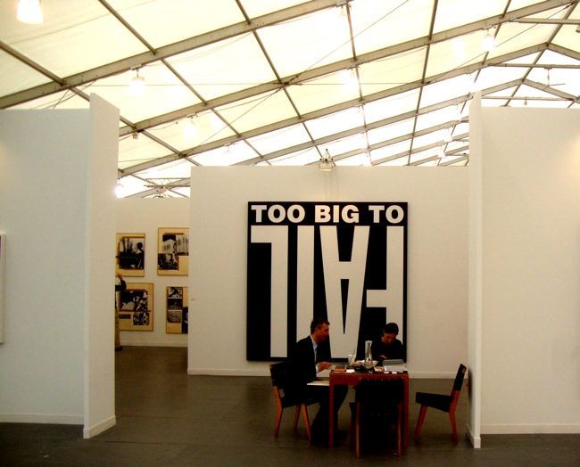Too Big to Fail by Barbara Kruger