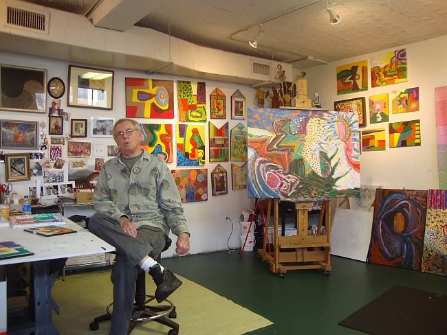 Staley in his studio