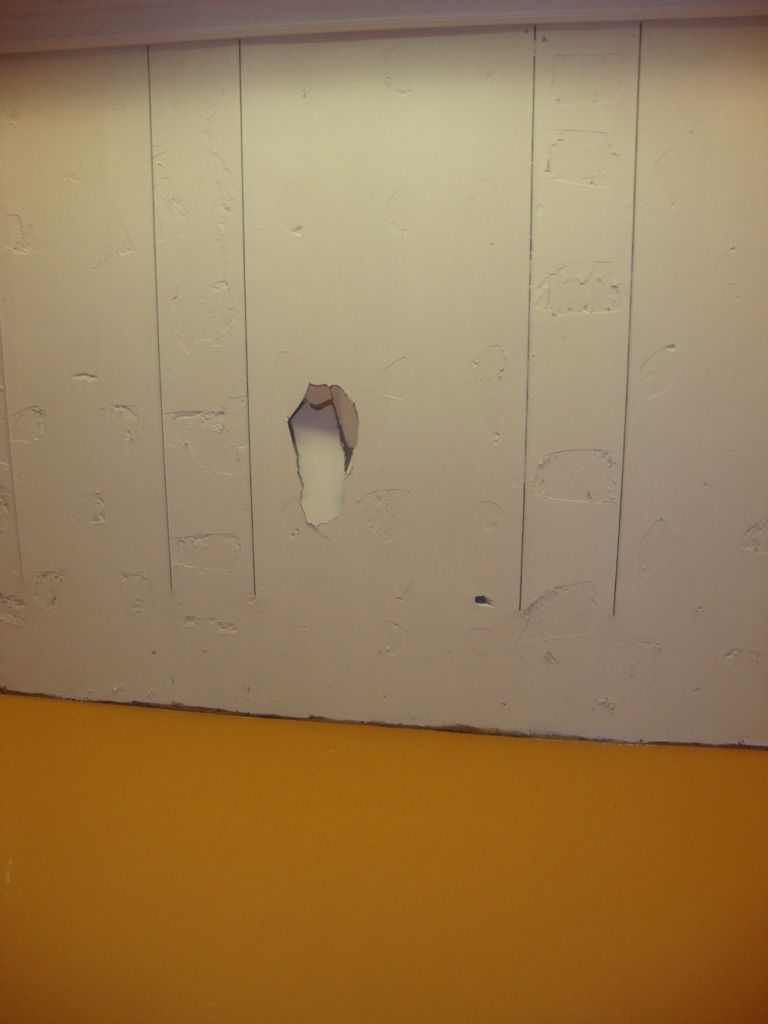hole kicked in wall at WOAH