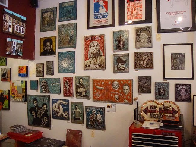 Jon Langford installation