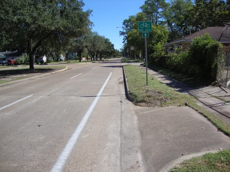 bike lane on Cavalcade
