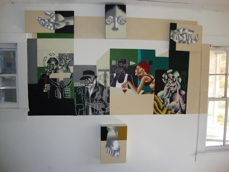 Freedom House wall painting