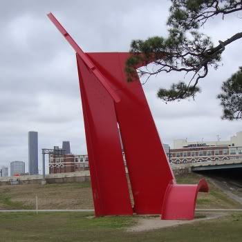 Mac Whitney, Houston, steel and paint, 1981