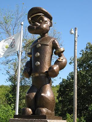 statue of popeye
