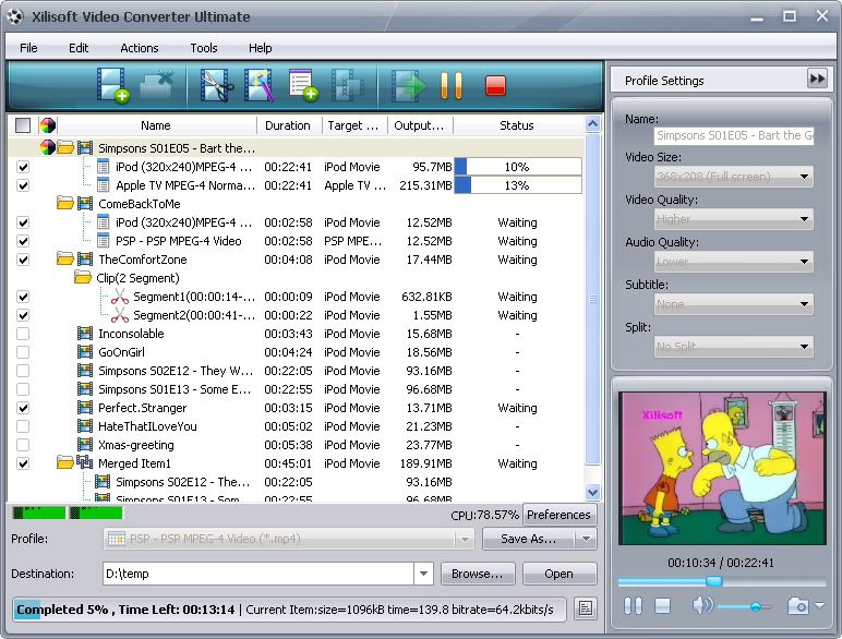 Xilisoft Video Converter Platinum v5.1.18.1211
