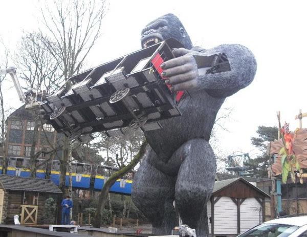 Bobbejaanland - bouwfoto king kong