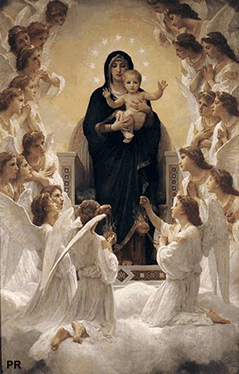 ChristmasJesusMary.gif Religous Mary Jesus Angels Merry Christmas icon icons emoticon emoticons animated animation animations gif gifs
