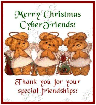 Friends Cyber Merry Christmas Special Friendhip Friendships Bears Angels gif by prestonjjrtr