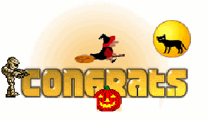 Congrats Halloween Congratulations Happy Mummy Pumpkin Witch Black Cat Full Moon Animated Animation Animations Smiley Smilie Smileys Smilies Gif Gifs photo CongratsHalloween.gif