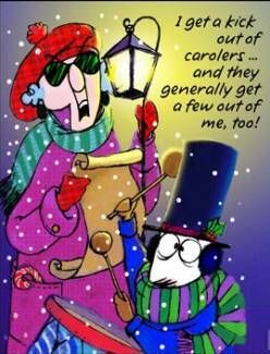 Christmas Maxine Carolers Carolings Carols Sing Singing Merry Lol Funny ...