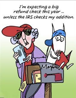 Tax Maxine Taxes April 15th Tax Day Due Refund LOL Funny Laughs Laughing Cartoon Pictures, Images and Photos