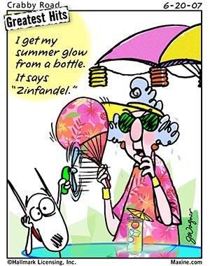 Cartoon Maxine Summer Wine Funny