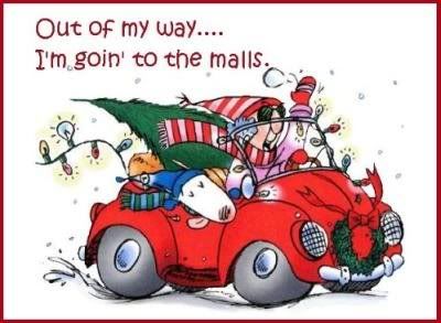 Cartoon Maxine Christmas Shopping Malls Funny