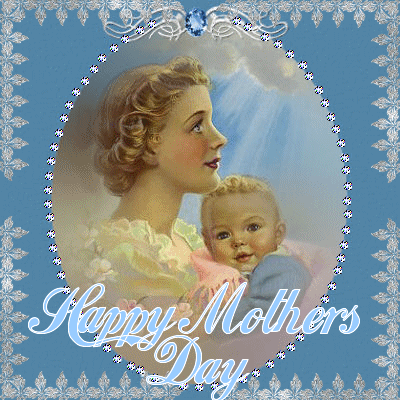 Mothers Day Mom with Child Icon Icons Emoticon Emoticons Animated Animation Animations Gif Happy Mothers Day