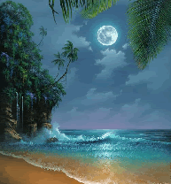 Beach Maui Hawaii Waves Beach Sand Sandy Full Moon Summer Icon Icons Emoticon Emoticons Animated Animation Animations Gif Gifs Pictures, Images and Photos