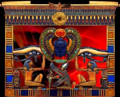 Egypt Jewellry Eye of Horus Scarab Beetle Nekhebet Icon Icons Emoticon Emoticons Animated Animation Animations Gif Gifs