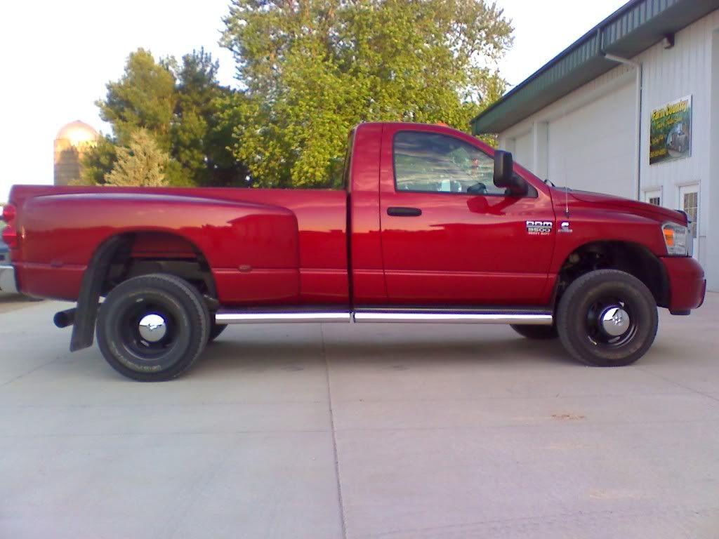 Chrome or Black Dually Wheels.. - Dodge Cummins Diesel Forum