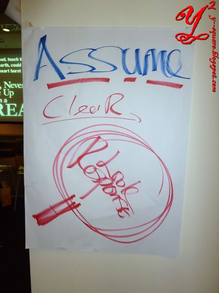 assume= make the ass out of &quot;u&quot; and &quot;me&quot;