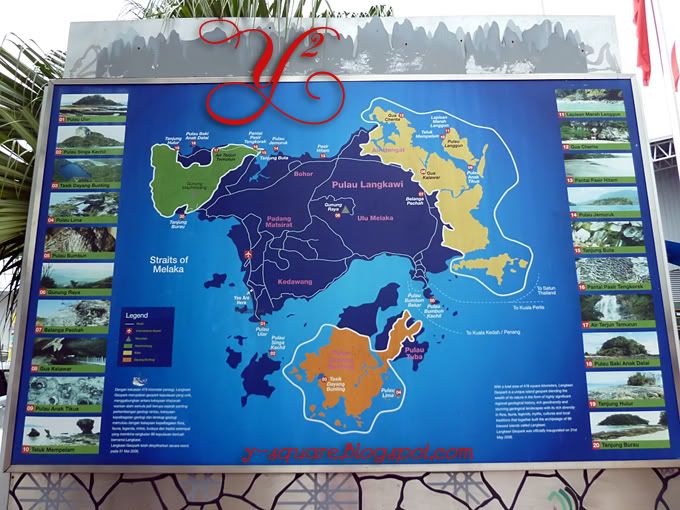 Langkawi Island map