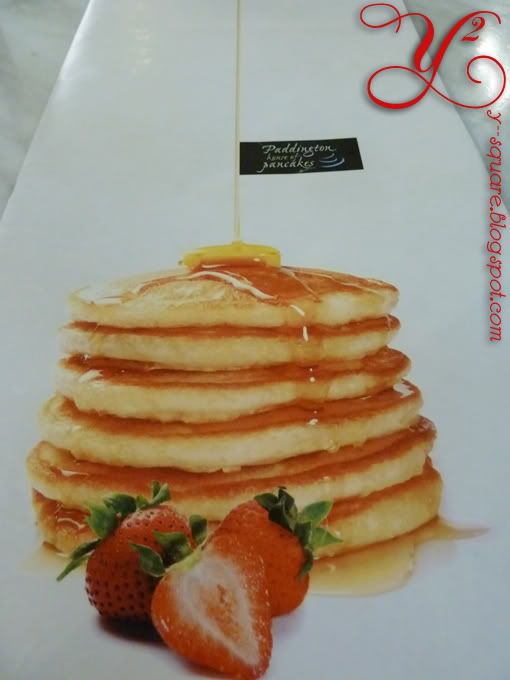 Paddington house of pancake-menu