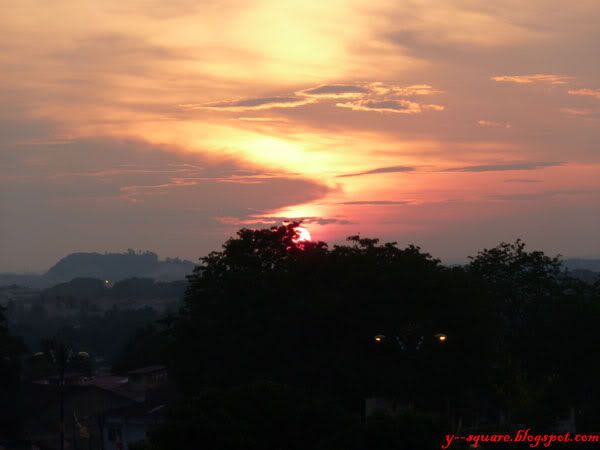 Sunset in melaka