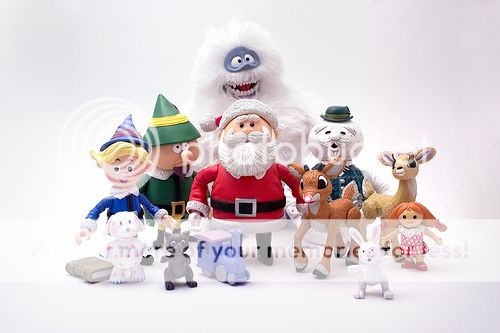 Rudolph The Red Nose Reindeer Group 02 Hermey Elves Santa Claus Yukon ...