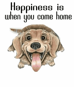 Happy Dog Stickers. Nasus Happy Dog.